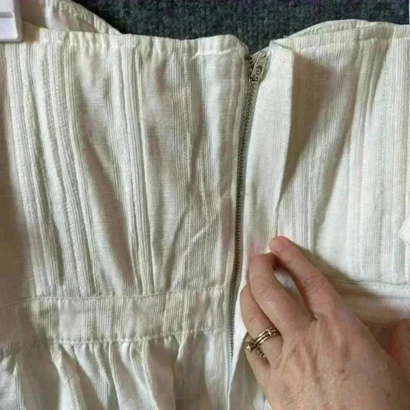 Petit Trois Bustier by McGuire Denim‎ size Small White Ladies Top Blouse - Picture 8 of 10